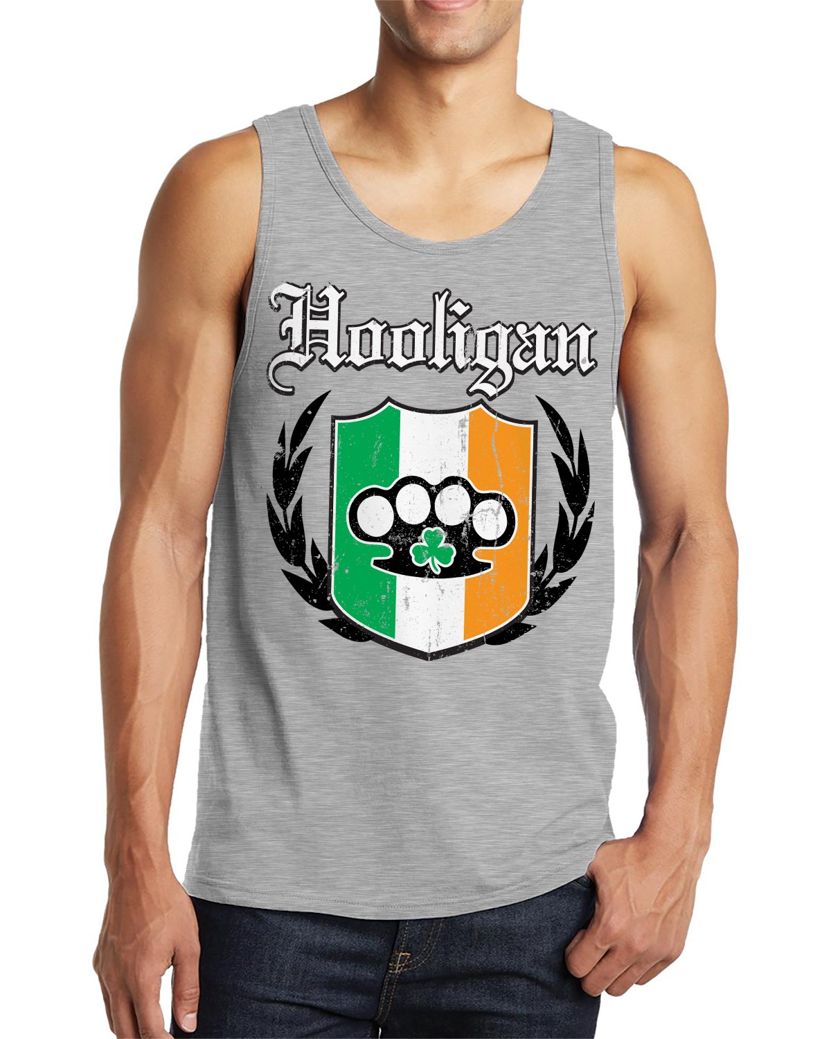 Apparel Hooligan Irish Flag Crest S Tank Top Shirts Minaze