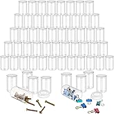 100 Pieces Plastic Film Canisters - 35mm Empty Camera Reel Containers For Small Parts Storage