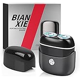 Electric Shaver for Men, Portable Electric Foil Razor, 3-Speed Foil with Double Floating Blades, IPX7 Waterproof Wet and Dry Shavers, 90 Min Runtime, Travel Lock