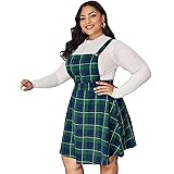 cord dungaree dress plus size