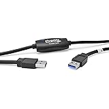 Plugable USB 3.0 Windows Transfer Cable for Windows 10, 8.1, 8, 7, Vista, XP. Includes Bravura Easy Computer Sync Software for Upgrade and Migration