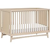 Babyletto Peggy 3-in-1 Convertible Crib with Toddler Bed Conversion Kit in Taupe, Greenguard Gold Certified