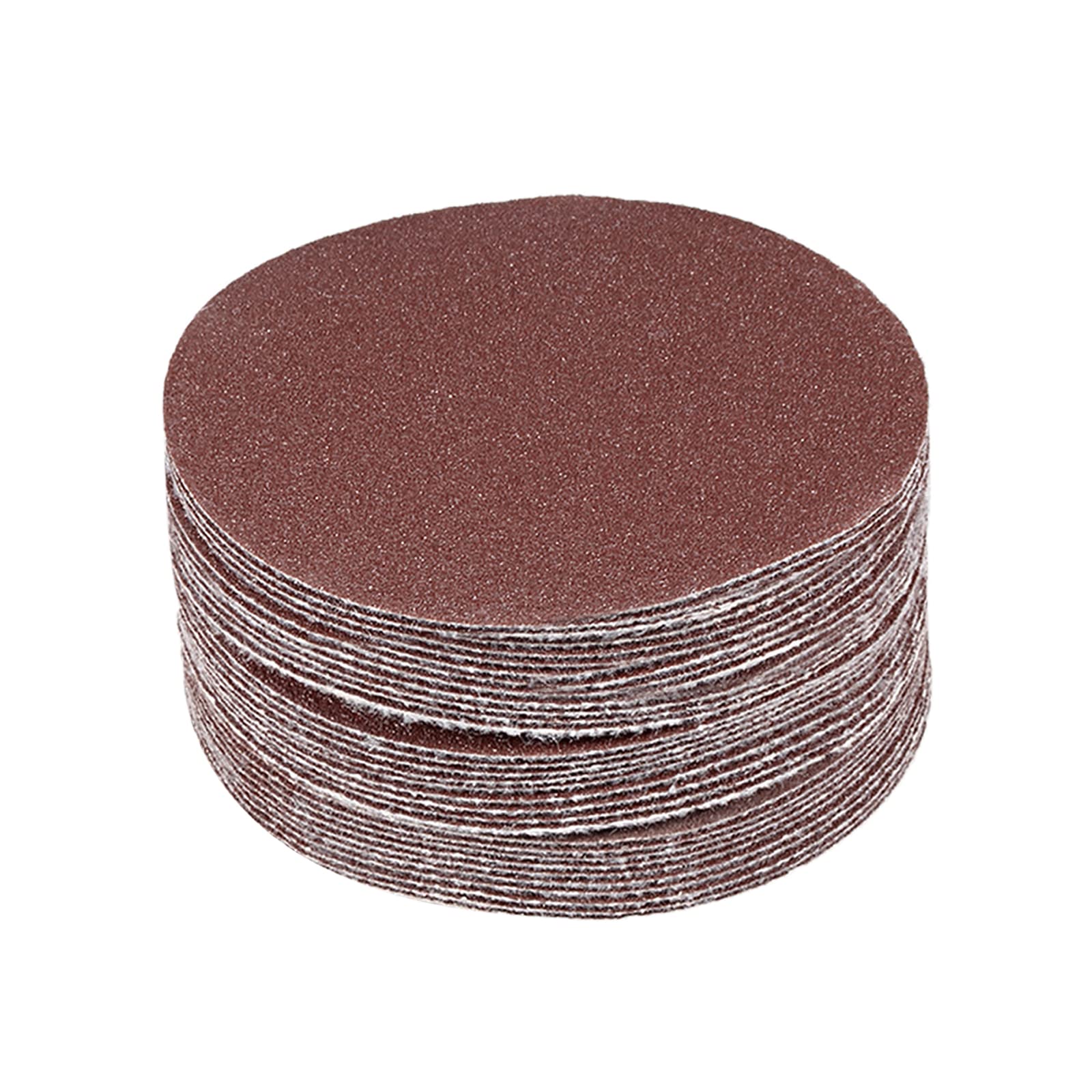 Kozelo 25 Pcs Sanding Discs Hook and Loop Backing - [3 Inch x 120 Grits] Aluminum Oxide Sandpapers for Orbital Sander Round Sanding Papers