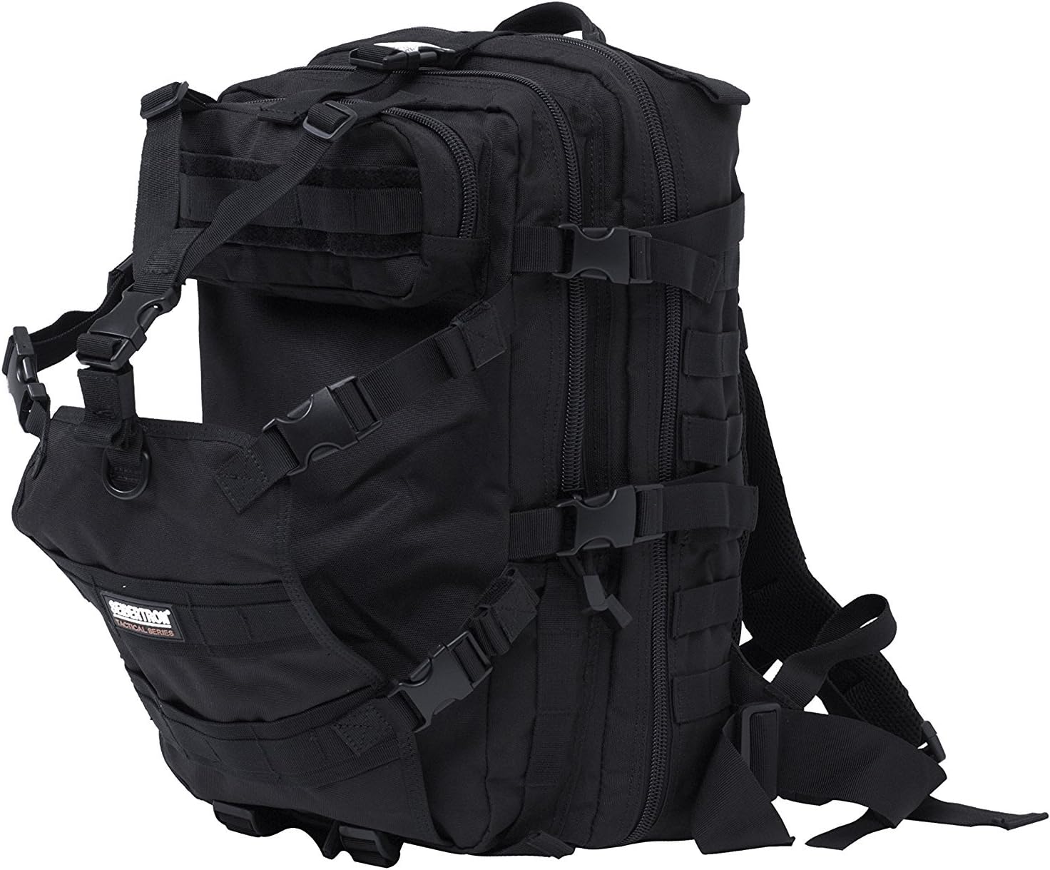 Seibertron Waterproof Large Capacity Molle Motorcycle Helmet Holder/Cycling Helmet Storage/Hiking Helmetcatch Bag/Backpack Also Fit Basketball Football Soccer Backpack Black: Sports & Outdoors