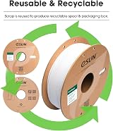eSUN PLA Basic 1.75mm 1kg Filament Cold White Fast Printing view 8