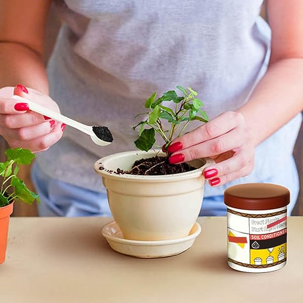 17.6 OZ SOIL ACTIVATED TREASURE, POTTING MIX SOIL AMENDMENT CANNED, AGAINST SOIL COMPACTION, ROOT DEVELOPMENT, FERTILIZED SOIL WITH PREMIUM NUTRITION FOR INDOOR PLANTS, GARDENING HOUSEPLANTS (1PCS)