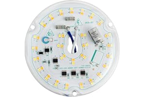 HAOLEDI 3.94'' 15W LED Ceiling Fan Light Retrofit Kit, Ceiling Light Replacement Panel PCB 3CCT 3000K 4500K 5000K 1800LM 120V CRI90 (1-Pack 3CCT)