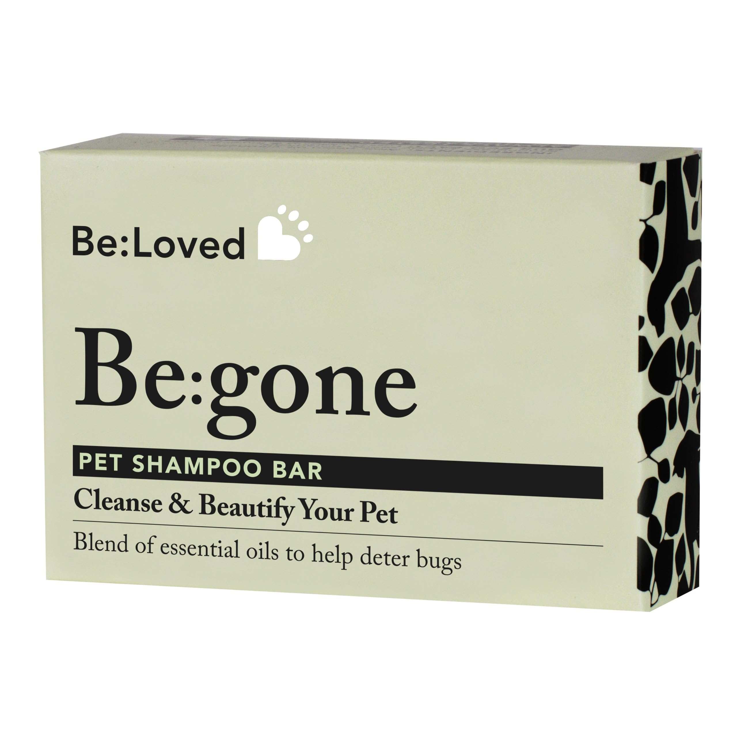 Be:Loved - Be:Gone Natural Dog Shampoo Bar - Aloe Vera & Essential Oils - Handmade in the UK - Gentle Natural Shampoo for Dogs - Tested on Humans - Puppy Essentials