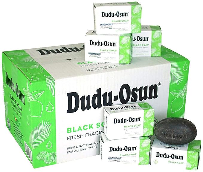 Black Soap 12 Bar Value Pack By Dudu 