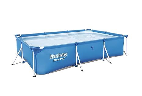 Bestway 56404 Detachable Steel Pro Splash Frame Rectangular Pool