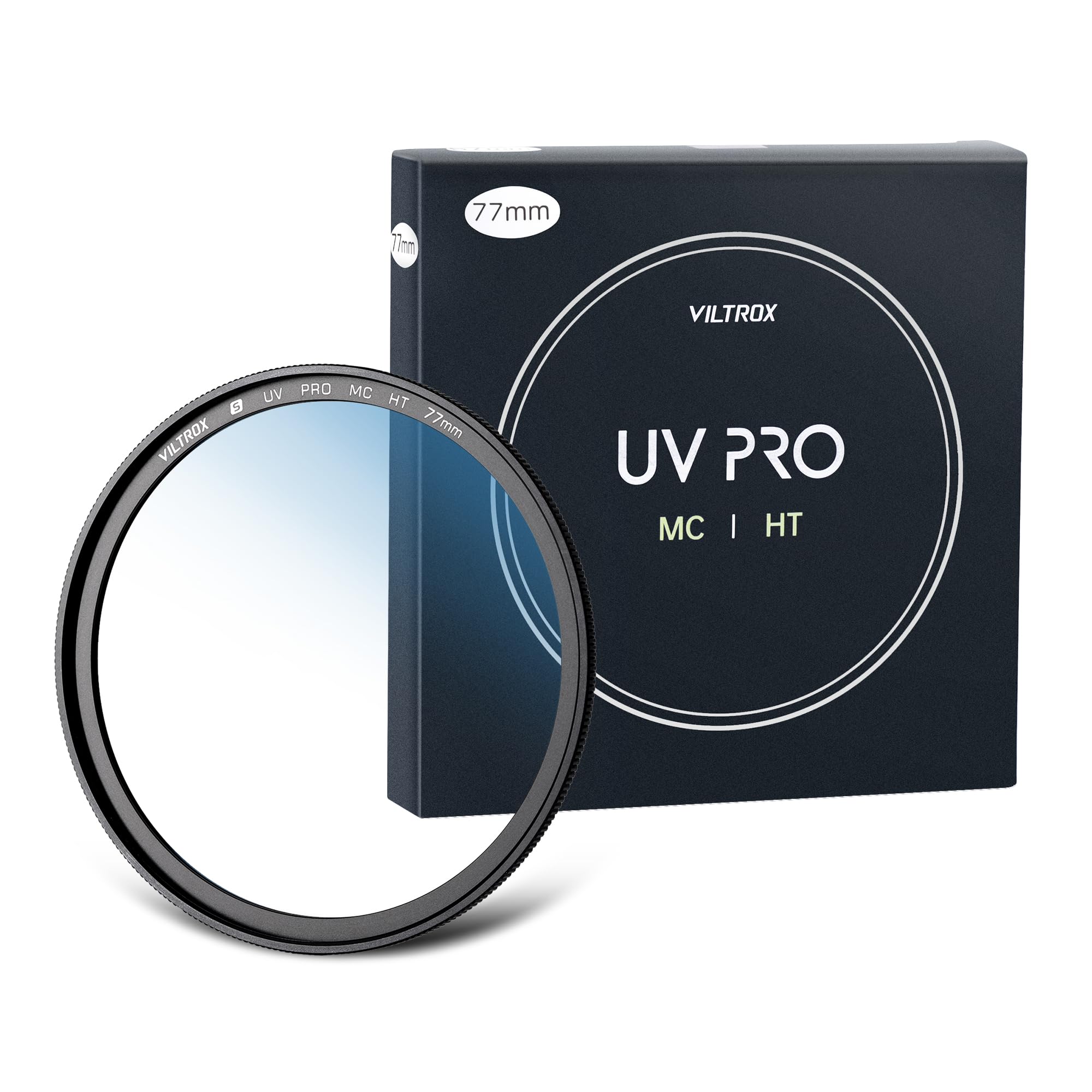 VILTROX 77mm MC UV Protection Filter with 18 Multi-Layer Coatings UHD/Hydrophobic/Scratch Resistant Aluminum Alloy Ultra-Slim Frame UV Filter Compatible with Canon Nikon Sony Fuji DSLR Camera Lens