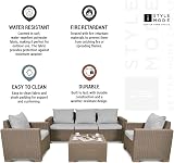 iSTYLE MODE BETTER HOME CHOICE Replacement Seat Cushions 1 2 3 Seater Grey view 3