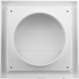 VENTS UK 100mm White External Gravity Vent Grille 155x155mm Ducting view 2