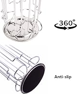 EXZACT Coffee Capsule Holder for Dolce Gusto 32 Capsule Rotating Stand view 3
