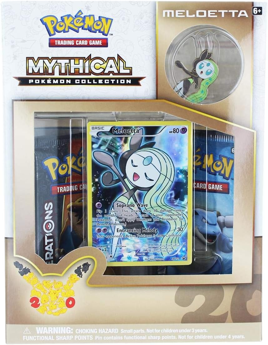 Pokemon POK80096 Meloetta Mythical Collection Card Game