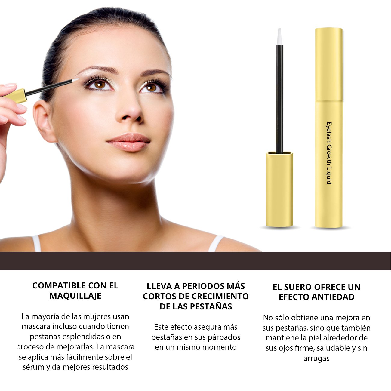 Tillmann\'s ® Serum Pestañas - Crece Pestañas Tratamiento - Para Tener Pestañas Largas Y Volumen