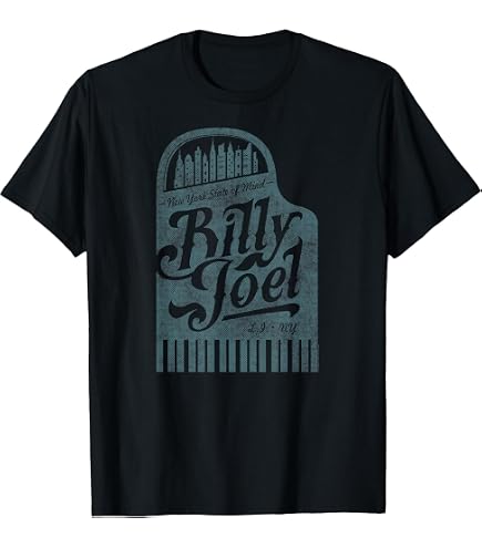 Amazon.com: Billy Joel - The Piano Man T-Shirt : Clothing, Shoes