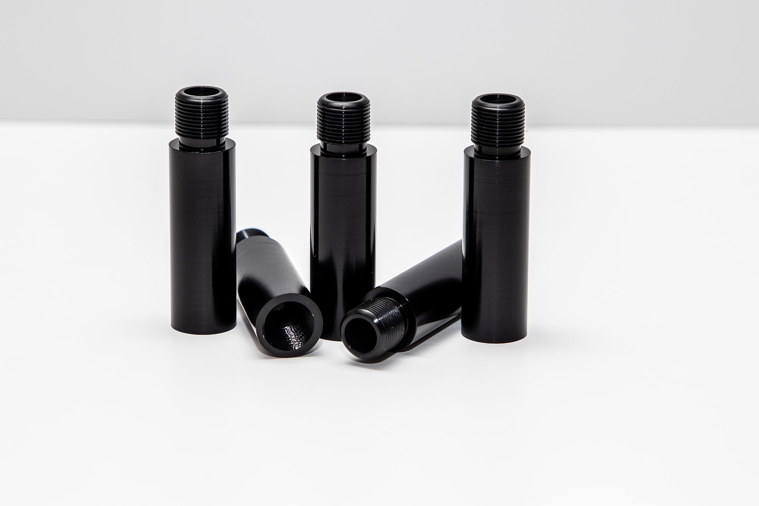 Malmr Black 50mm Long, 14mm to 14mm Counter Clockwise Thread Barrel Extension For Airsoft