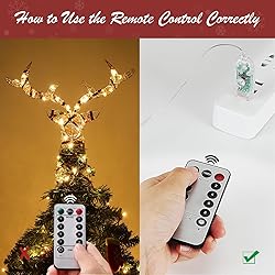 Roylvan Christmas Tree Topper with 8 Lighting