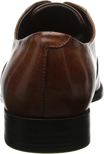 kenneth cole command chief cognac dress shoe
