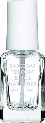 Barry M Nail Paint 54 3 in 1 Base Coat Top Coat Nail Hardener Clear view 1