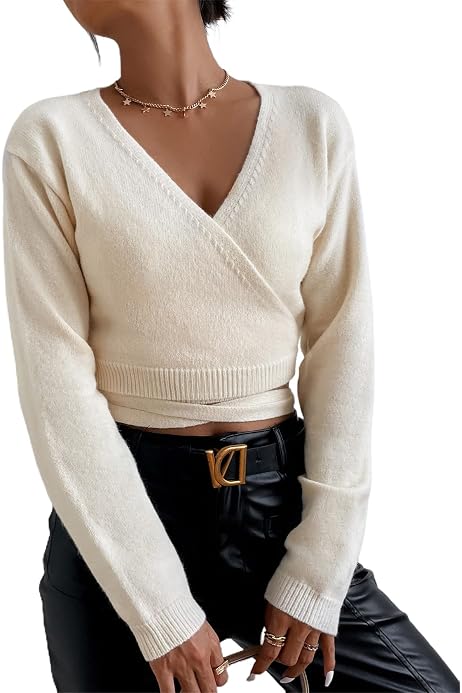 Free People Sensual Wrap Sweater Grey 