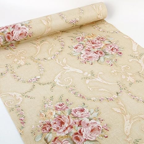 Behangrollen Pink Floral Drawer Shelf Liner Self Adhesive