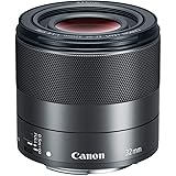 Canon EF-M 32mm f/1.4 STM Lens, Black - 2439C002