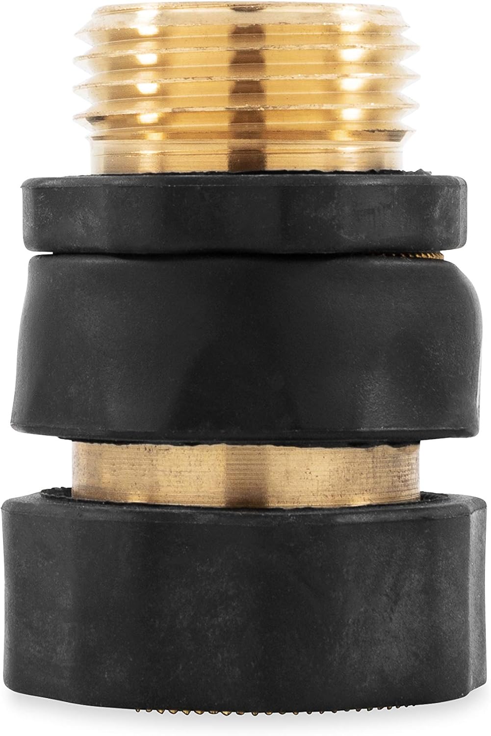 Camco 5/8" Brass and Steel Quick Hose Disconnect - Connect and Disconnect Between Multiple Hose Attachments | Automatic Shut-Off When Disconnected | 1 Female & 3 Male Fittings - 4 Pack - (20136): Automotive