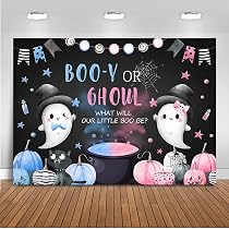 Amazon.com: Little Ghost Halloween Boo Baby Género Reveal Party ...