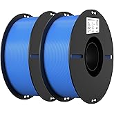 Creality PLA Filament 1.75mm PLA 3D Printer Filament, 2kg Cardboard Spool (4.4lbs), Dimensional Accuracy +/- 0.02mm, Fit Most FDM Printer (Blue & Blue 2-Pack)