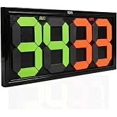 TEYS Scoreboard Flipper, Flip Scoreboard - Baseball, Volleyball, Football | VISIBLE 75+ YARDS: 4-digit flip scoreboard is easy to read from the field, the sideline, or the stands.