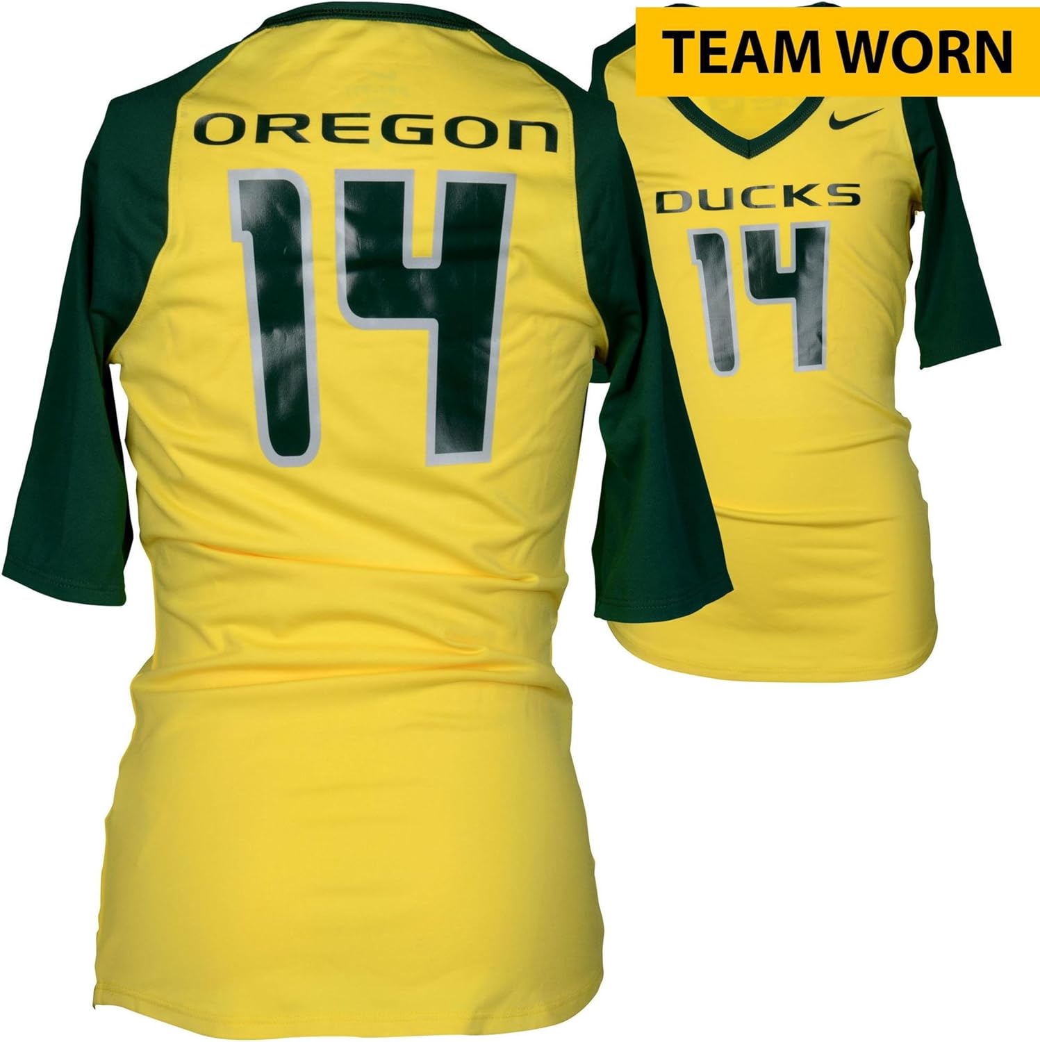 oregon ducks game worn jersey