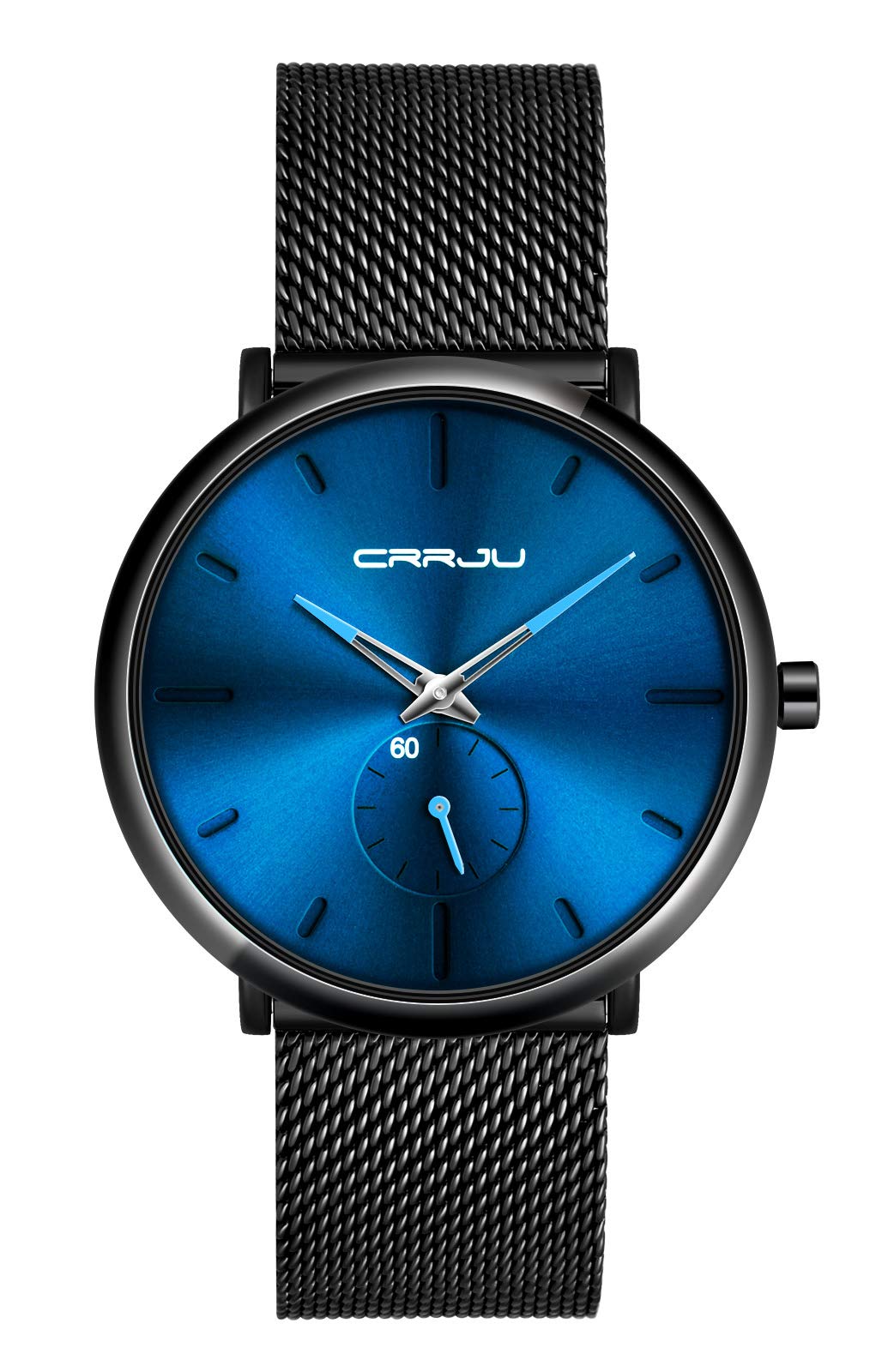 MicLee Men's Wrist Watches, Men's Boy's Quartz Watch, Business Watch, Student Casual Watch, Alloy Stainless Steel Watch, Mineral Glass dial Window, Stainless Steel mesh Band