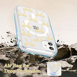 UEEBAI Magnetic for iPhone 11 Case, Bow Case