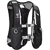 UTOBEST Running Vest, 5L Hydration Backpack Lightweight, Breathable and Sweatproof, Adjustable for Trail Marathon Race Joggin