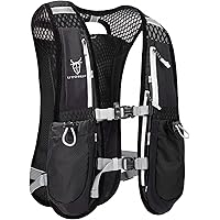 UTOBEST Running Vest, 5L Hydration Backpack Lightweight, Breathable and Sweatproof, Adjustable for Trail Marathon Race Joggin