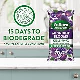 Zoflora Midnight Blooms Biodegradable Wipes 6 x 70 Multi-Surface Disinfectant view 3
