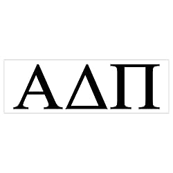 Pro-Graphx Alpha Delta Pi Greek Sorority Sticker