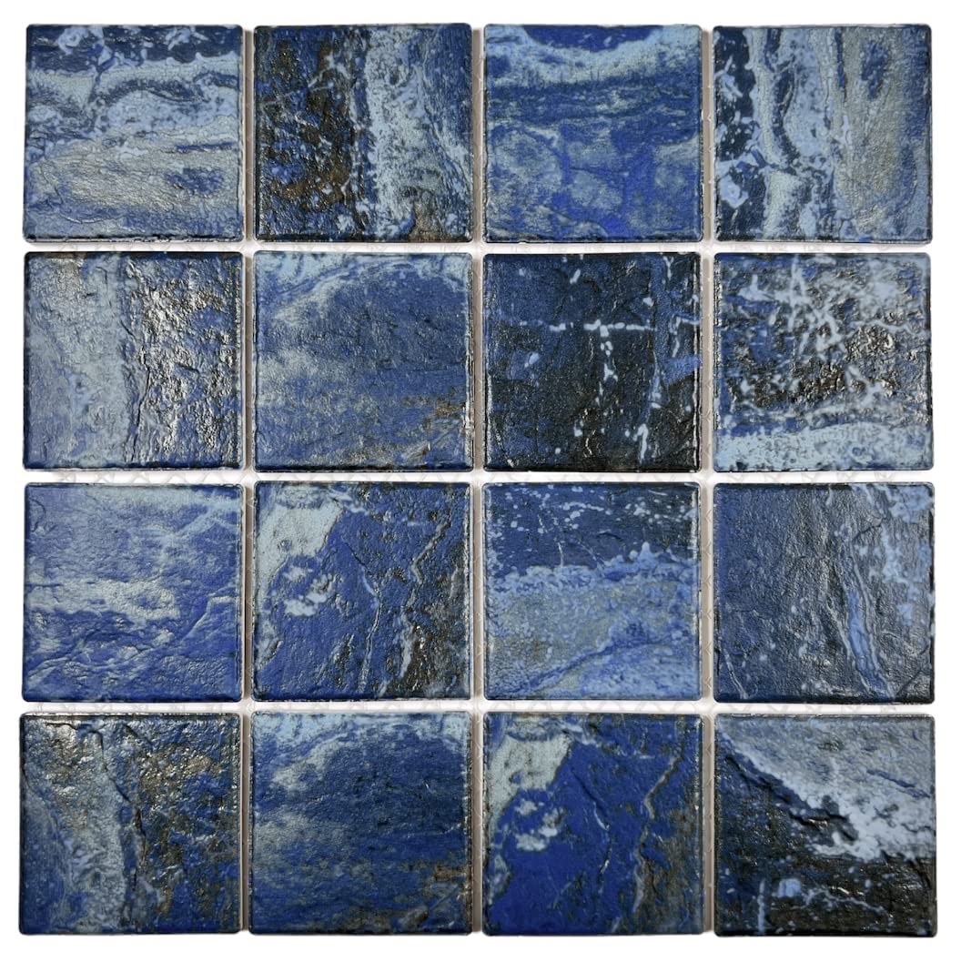 Tenedos 3x3 Ocean Blue Brownish Rocky Look