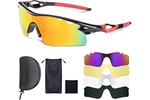 ZOYYE Shooting Glasses with 5 Interchangeable Lenses and Carrying Case Anti Fog Hunting Safety Glasses for Men Women