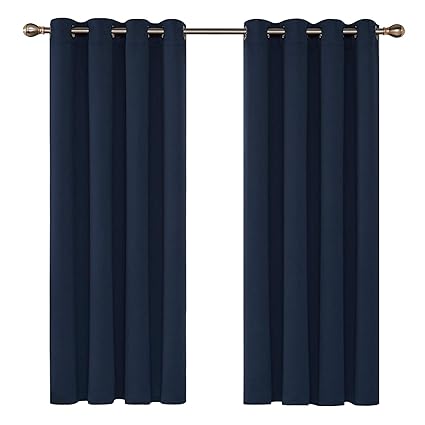 Deconovo Super Soft Room Darkening Nursery Curtains Eyelet