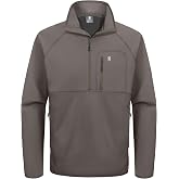 Little Donkey Andy Men's Golf Pullover Windbreaker Quarter Zip Golf Jacket | Waterproof, Lightweight, 3 Zip Pockets, Windproof Golf Pullover for men, Stretchy 1/4 Zip Sweatshirt,Rain Jacket Hiking