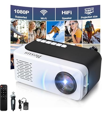 Amazon.com: Portable Mini Movie Projector, LCD, 1920x1080
