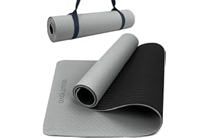 BEAUTYOVO Yoga Mat with Strap, 1/3| 1/4 Inch Extra Thick Yoga Mat Double-sided Non Slip, Professional TPE| PVC Yoga Mats for Women Men, Workout Mat for Yoga, Pilates and Floor Exercises