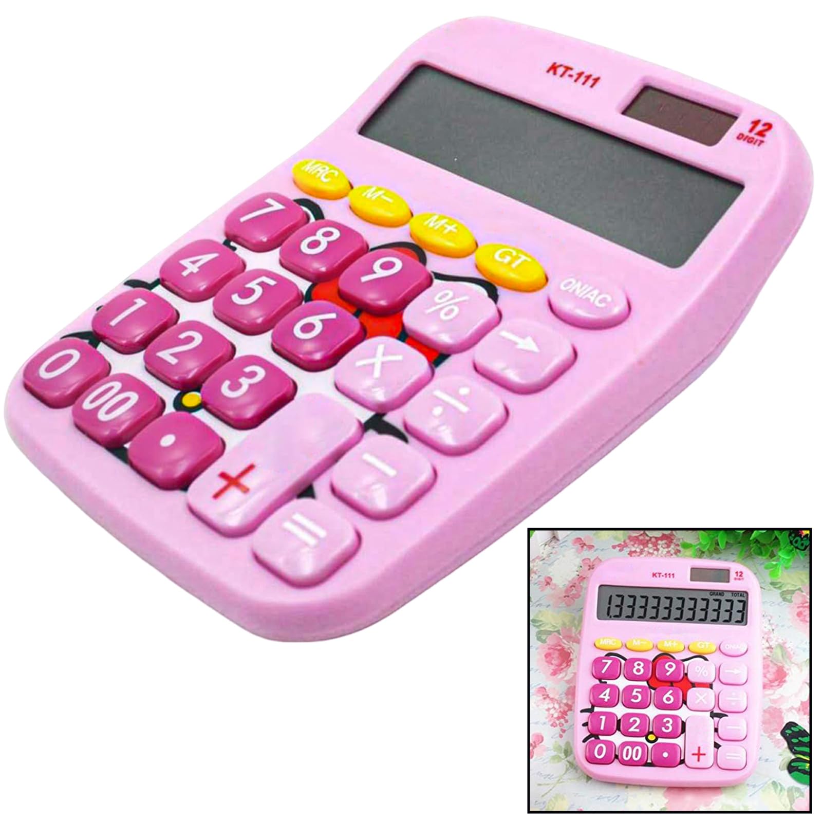 Xrten Scientific Calculator Fun Gift Office Stationery Calculator, Pink