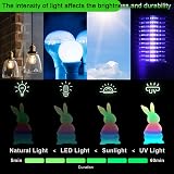 YOUSU 3D Filament Bundle Glow PLA 1.75mm Multicolor 250g x4 view 4