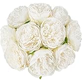 Mkono Peony Artificial Flowers 2 Packs 10 Heads Fake Peonies Flowers with Stems Real Touch Faux Silk Floral Arrangements for 