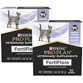 Purina Pro Plan Veterinary Supplements FortiFlora Cat Probiotic Supplement for Cats with Diarrhea 30 ct. Box (Pack of 2)