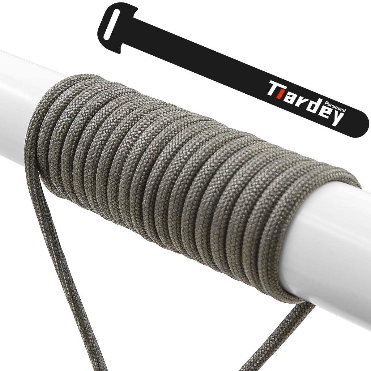 Tiardey PPF-030 Paracord 4mm 100ft (31m) 7 Core Strand,Tear-resistant,Nylon Cord,Mil Spec Type III Paracord,Holds up to 250kg for Outdoor Survival Camping